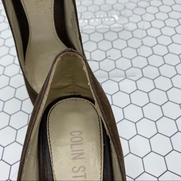 Colin Stuart Suede Round Toe 4” Heels size 7 - Picture 3 of 5